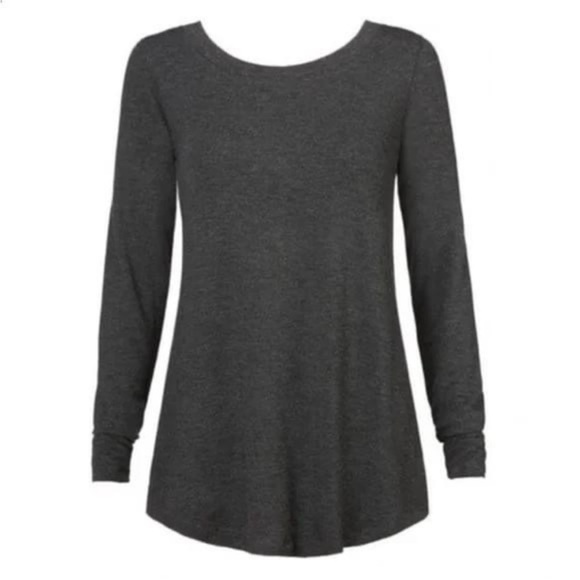 Cabi - Dark Grey Pull Over - Crisscross accent in the back Sz Large EUC!!!! - Picture 3 of 11